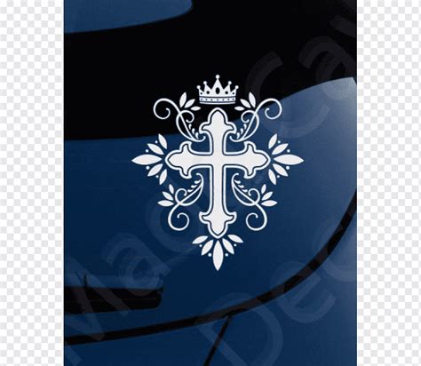 Car Decal Bumper sticker Christian cross, car, truck, logo, car png | PNGWing