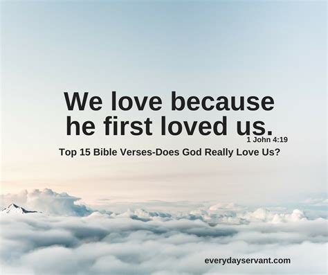 Top 15 Bible Verses-Does God Really Love Us? - Everyday Servant