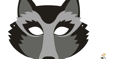 Free printable wolf mask template – Artofit