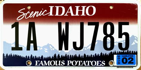 Ever Wonder why Idaho license plates have a # followed by a letter at ...