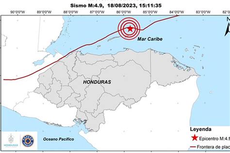 Sismo de 4.8 sacude la isla de Roatán, Islas de la Bahía