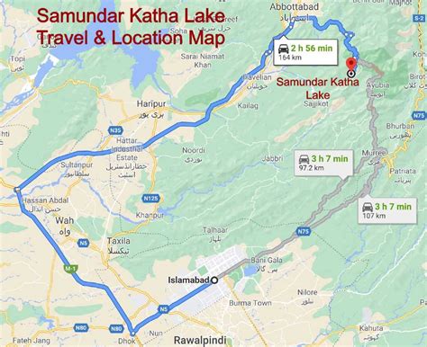 Samundar Katha Lake - Location Guide Map 2023 Swat