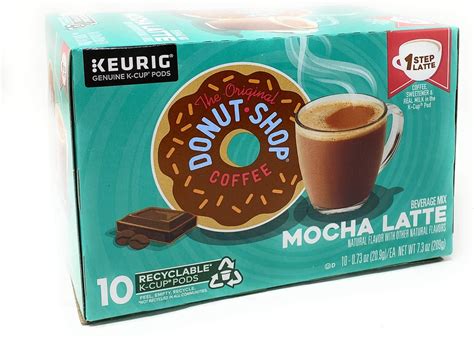 Amazon.com : The Original Donut Shop, One Step Latte - Caramel Latte (20 count pack of 1 ...