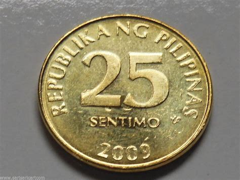 2009 25 Centavos Philippines Coin Uncirculated KM# 271a