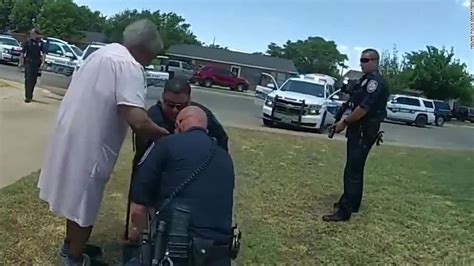 Police tried to stop a black man after they say he rolled through a stop sign. A tense ...