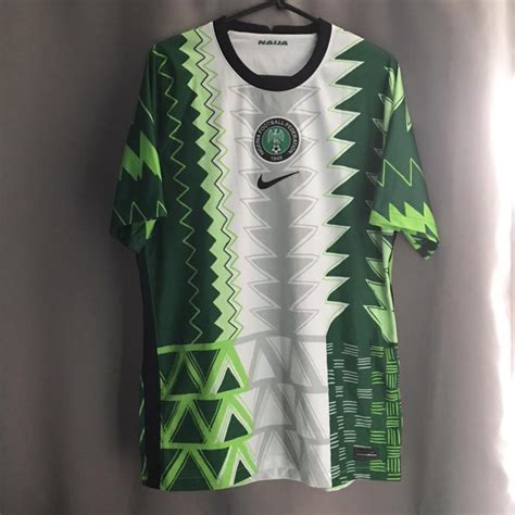 Nigeria football shirt 2020 2021 soccer jersey... - Depop