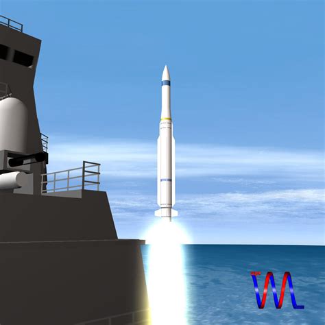 RIM-162 ESSM Missile 3D model | CGTrader