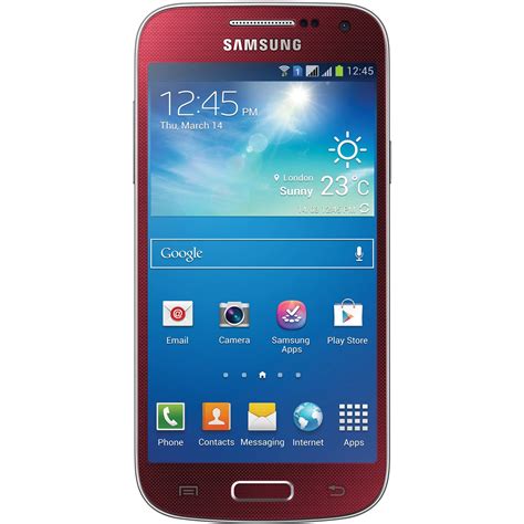 Samsung Galaxy S4 Mini GT-I9195I 8GB Smartphone GT-I9195-RED B&H