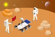 Isometric Mars Colonization | Technology Illustrations ~ Creative Market