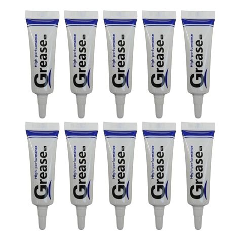 Silicone Grease Lubricant | Waterproof Silicone Faucet Grease | 10pcs Silicone Sealant Plumbers ...