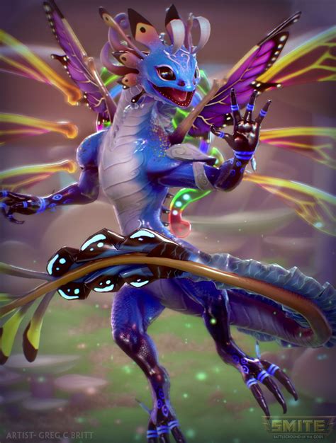 A colorful Skin for Tiamat in SMITE! | Fun colors, Color, Fun