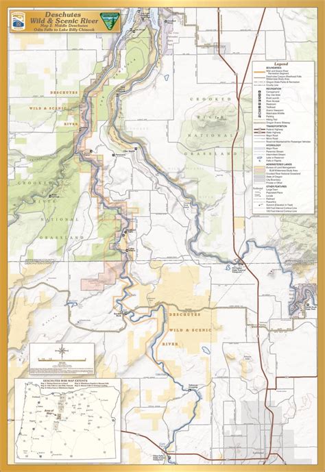 Deschutes River Fishing Map - Sarah Cornelle