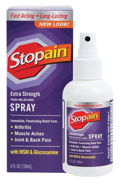 STOPAIN EXTRA STRENGTH SPRAY (4 OZ.) - Stopain