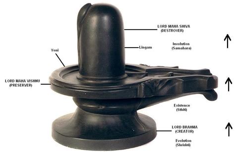 Shiva Linga Symbolize Ascending Energy of Consciousness And Life In Nature