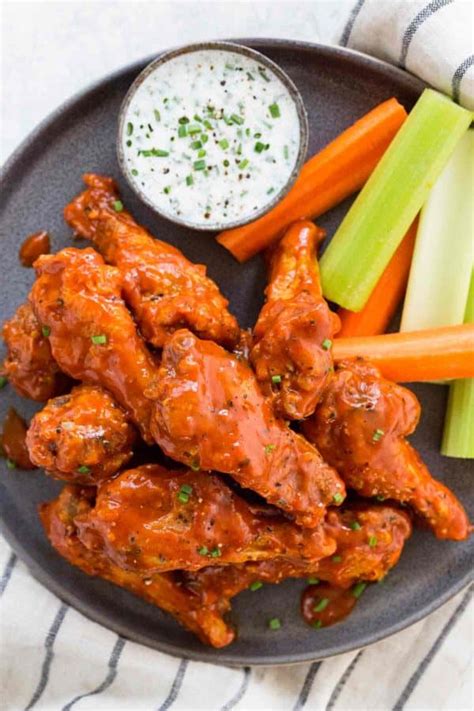 Crispy Baked Buffalo Wings Recipe - Jessica Gavin