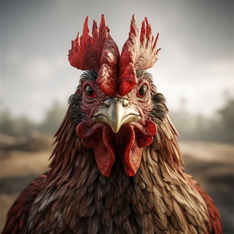 Premium AI Image | a photograph of rooster chicken hen