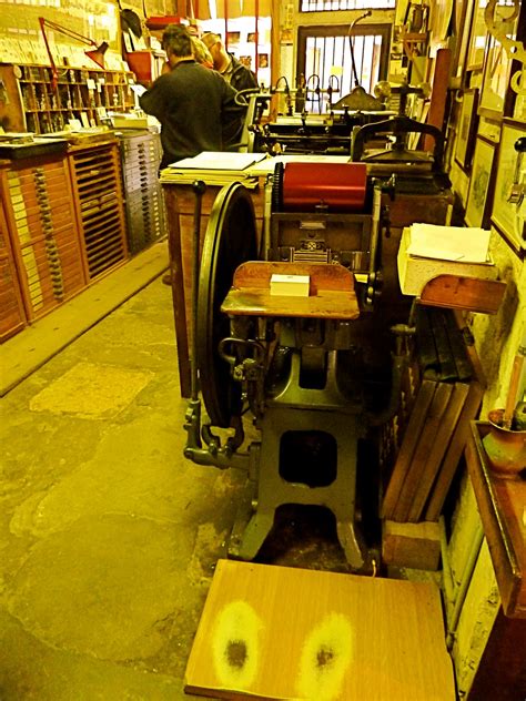 Now this is no ordinary printing shop. Gianni had, until very recently ...