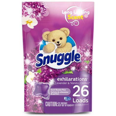 Snuggle Exhilarations In Wash Laundry Scent Booster Pacs, Lavender & Vanilla Orchid, 26 Count ...