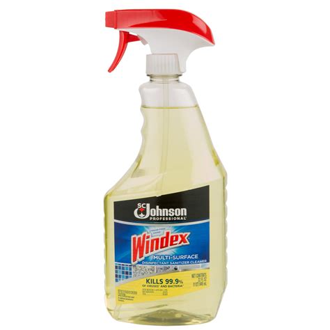 SC Johnson Windex® 682266 32 oz. All Purpose Multi Surface Disinfectant Cleaner - 12/Case