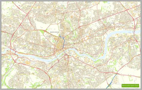 Newcastle Street Map | I Love Maps