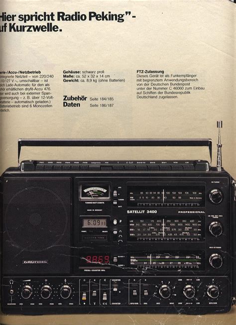 Das Metatechnische Kabinett - Grundig Satellit 3400