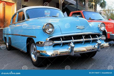 Old Chevrolet Car stock image. Image of people, color - 29174697