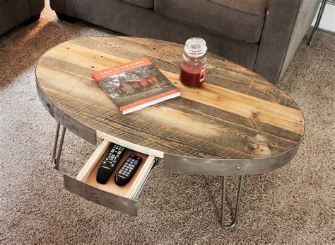 Diy Oval Coffee Table Wood