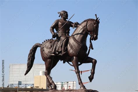 Statue Of Shivaji Maharaj hd image Stock Photo | Adobe Stock