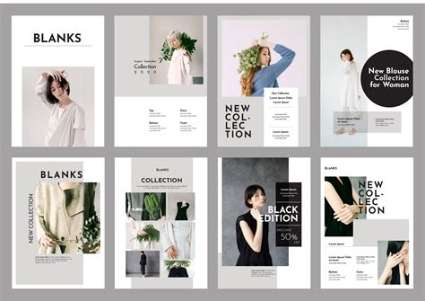 Fashion Lookbook Brochure Template Vector 662863 Vector Art at Vecteezy