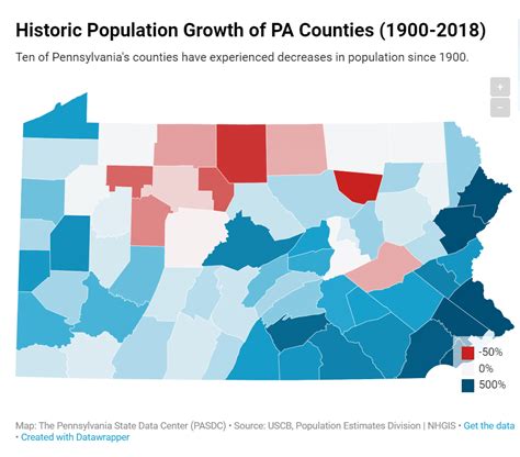 A century of population growth in Pa. explained by one map | The ...