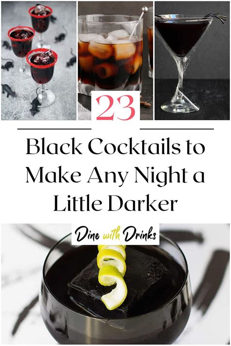 23 Black Cocktails to Make Any Night a Little Darker | DineWithDrinks | Recipe | Cocktails ...