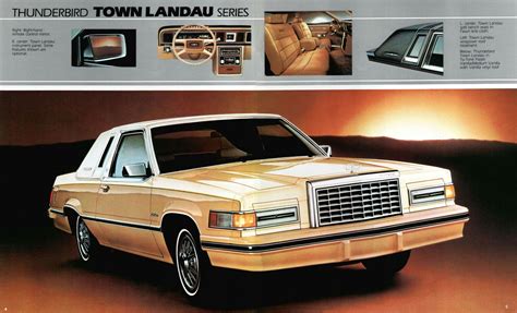 1982 ford thunderbird brochure