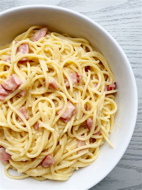 Easy Homemade Pasta Carbonara - Return to the Kitchen - Pasta