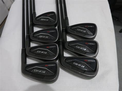 Cobra King Forged TEC Black Iron Set - 5-PW, GW- AMT Tour White S300 ...