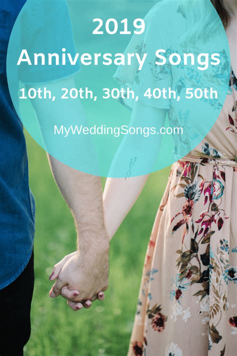 Anniversary Songs For 2019 10th, 20th, 30th, 40th, 50th Celebrations