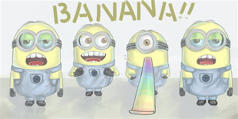 Minions Drawing Banana at GetDrawings | Free download