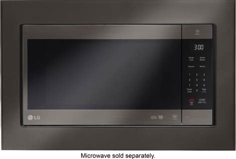 Customer Reviews: 29.7" Trim Kit for LG Microwaves Black Stainless ...