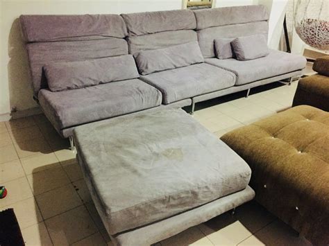 L Shape Sofa (Nego till letgo), Furniture & Home Living, Furniture, Sofas on Carousell