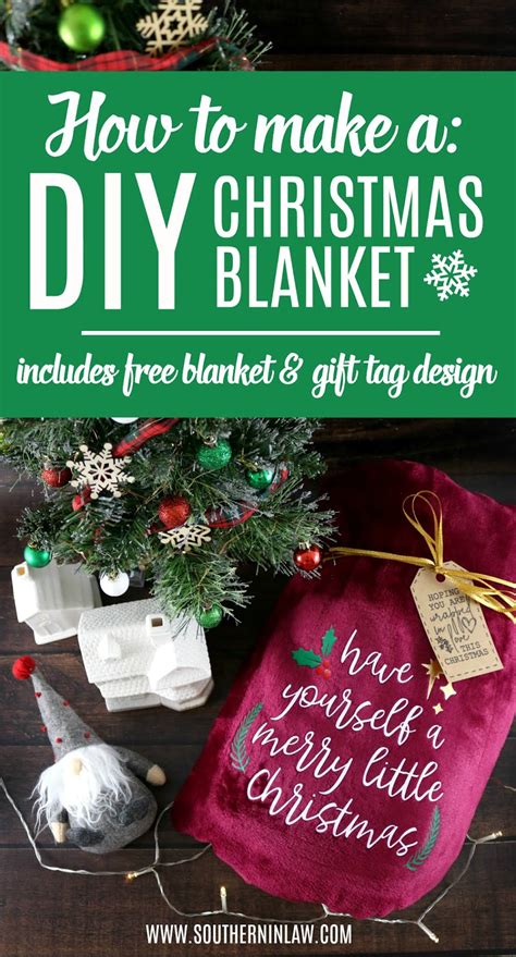 Southern In Law: DIY Christmas Blanket (on a Budget!)