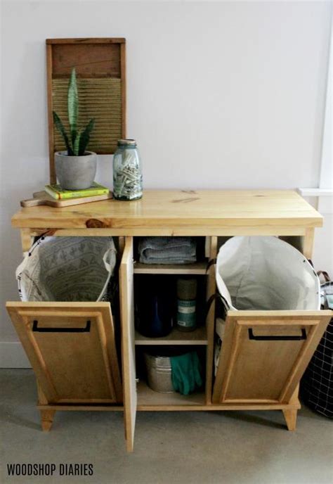 DIY Tilt Out Laundry Hamper Cabinet | Kreg Tool