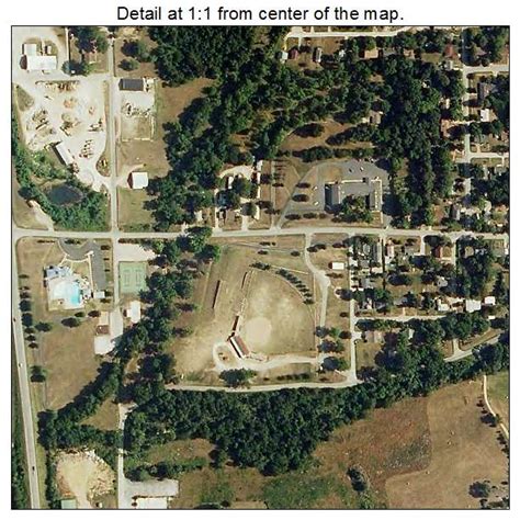 Aerial Photography Map of Ava, MO Missouri