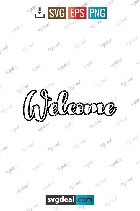 Free Welcome Sign Svg - SVGDeal.com