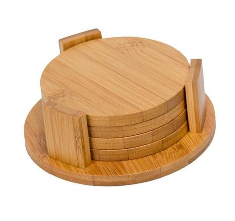 Bamboo Coaster Set Manufacturers China - Customized Products Wholesale ...