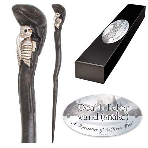 Buy The Noble Collection - Death Eater Snake Character Wand - 13in (34cm) Wizarding World Wand ...