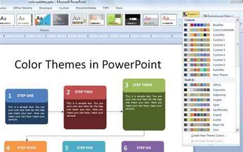 How to Export Color Themes in PowerPoint 2010