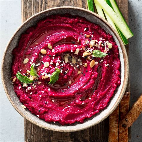 Roast beetroot hummus | The Fertility Kitchen