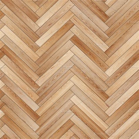 Seamless wood parquet texture (herringbone light brown) ~ Textures ~ Creative Market
