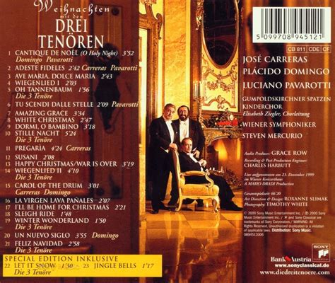 The Three Tenors Christmas [Special Edition], Carreras | CD (album) | Muziek | bol.com