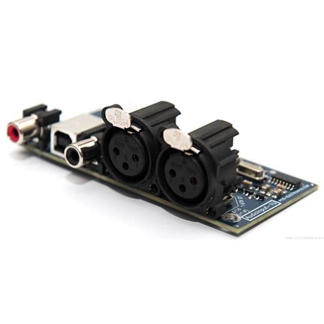 Audio input board card adds two XLR balanced inputs and two