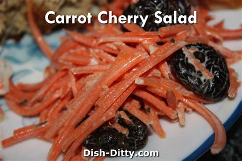 Carrot Cherry Salad Recipe – Dish Ditty Recipes